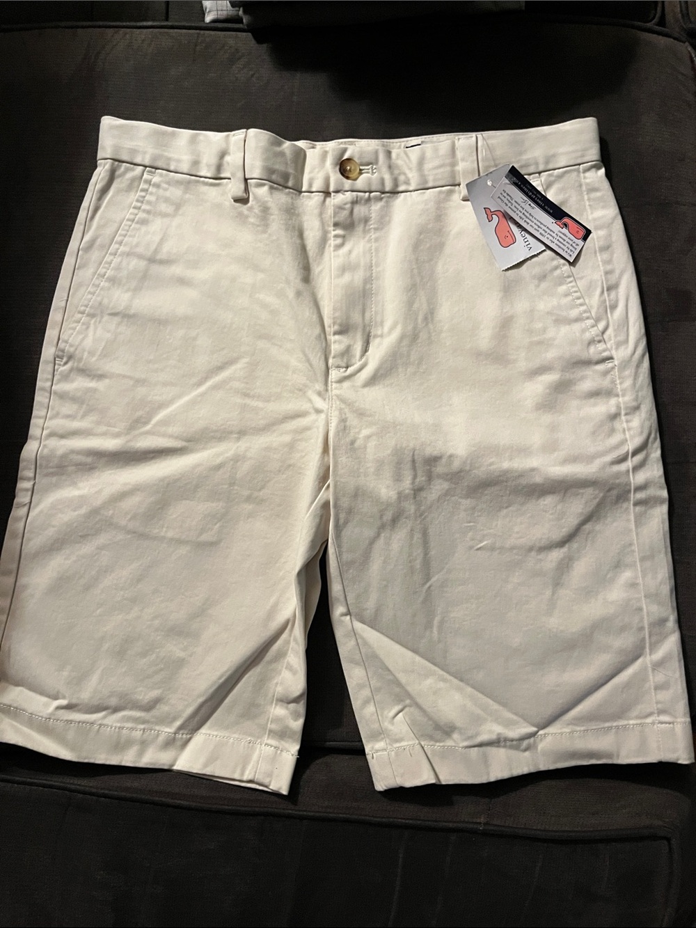 Vineyard Vines Khaki Breaker Shorts Flat-Front Chino Shorts
